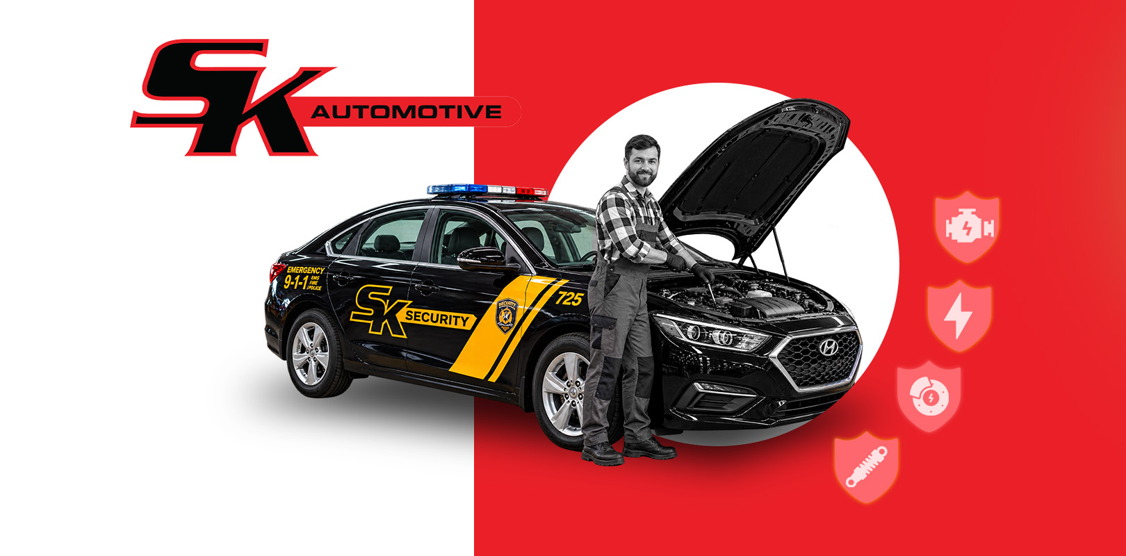 security patrol vehicle maintenance